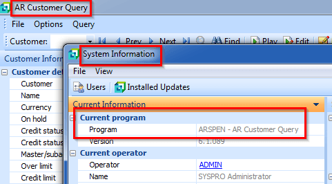 system-information-current-program