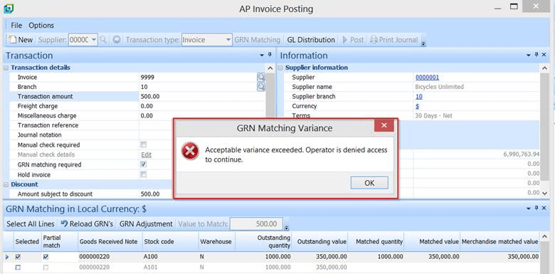 grn-matching-variance