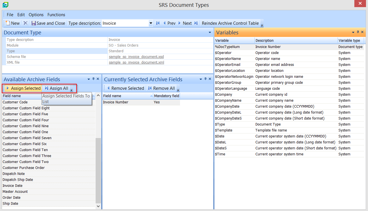 srs-variables